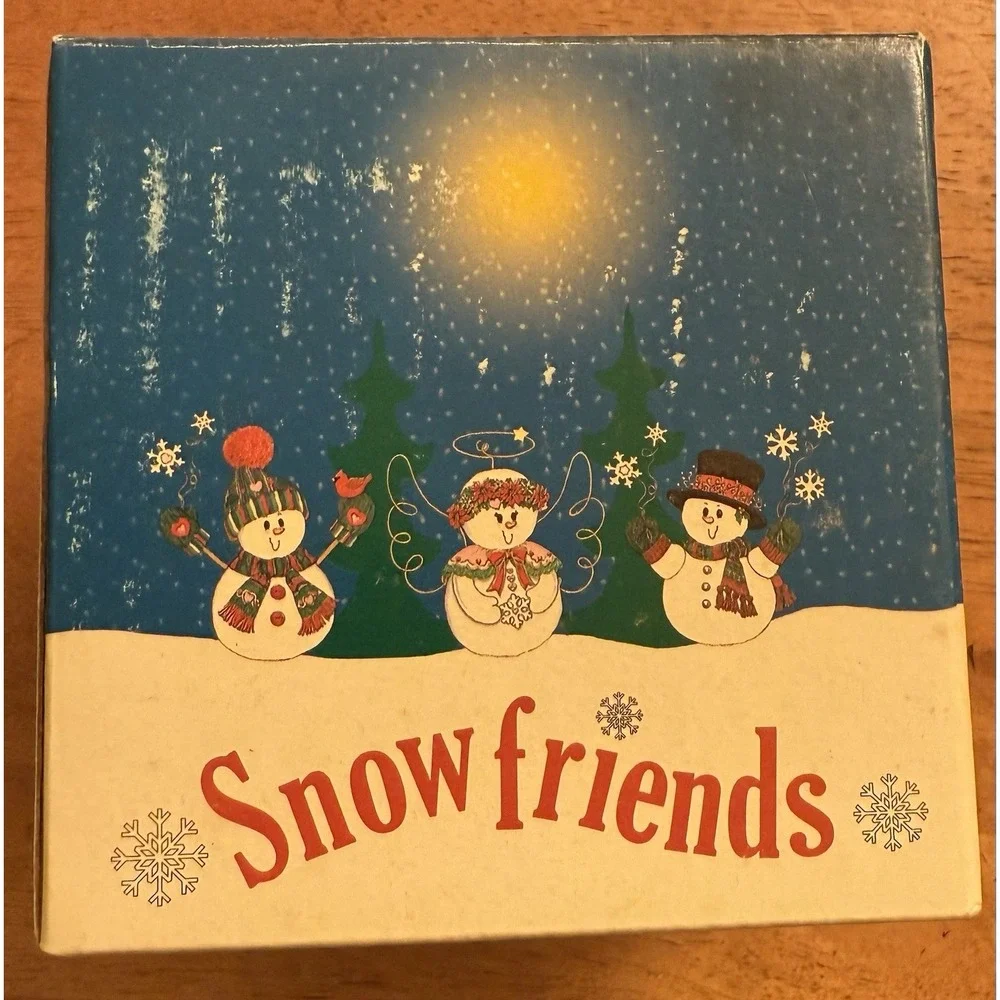 Vintage Westland Snow‎ Friends Snowman Candle 1999 New Open Box Rare